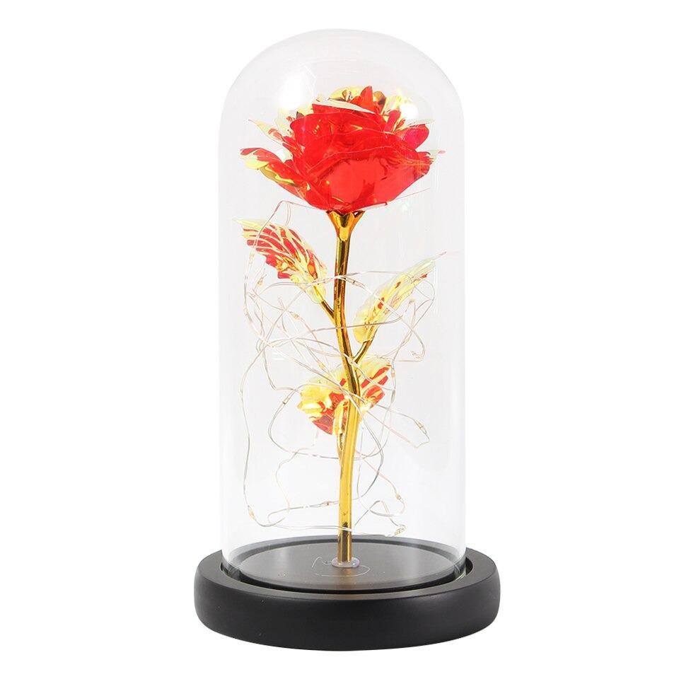 LED Enchanted Glass Galaxy Roses