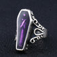 Purple Angel's Casket Ring