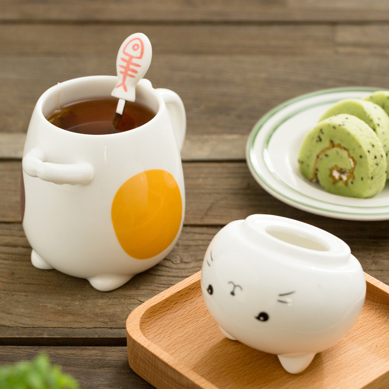 Cute Kawaii Cat Ceramic Cup SP1710674 - Veooy