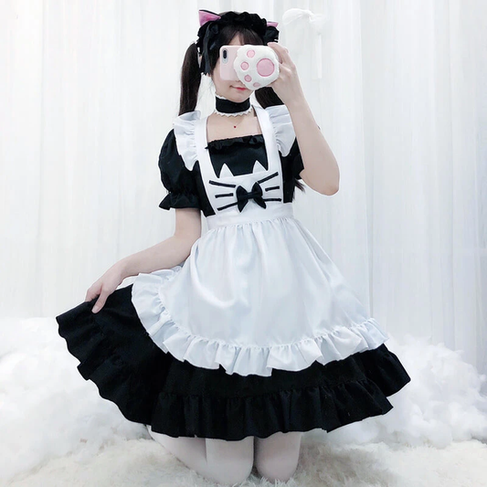 Cute Cat Maid Dress SP15512 - Veooy
