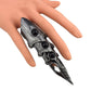 Raven's Claw Finger Length Ring