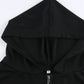 Harajuku Sweatshirt Black Punk Gothic Hoodie dress