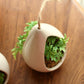 Decorative Ceramic Hanging Planter Pot with Artificial Plant - Veooy