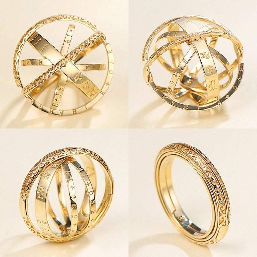 Armillary Astrological Sphere Ring - Veooy