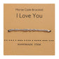Handmade Braid Beaded Morse Code Bracelet Inspiration Gift for her Custom Letters Available-veooy - Veooy