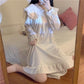 Lace Long Sleep Shirt Dress-veooy