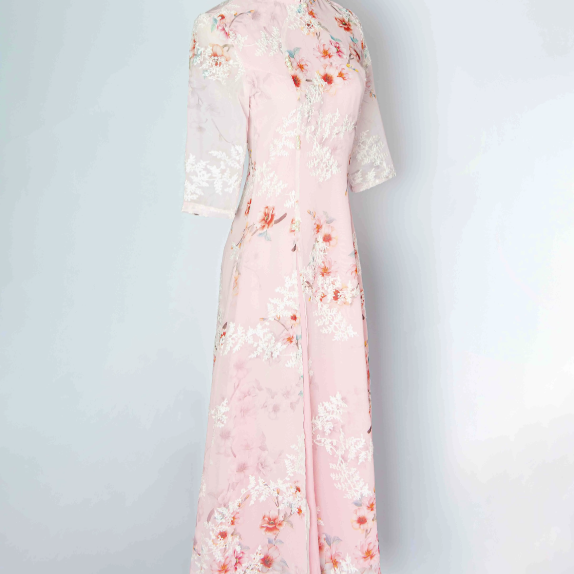 Qingling | Pink Qipao Dress (QLPin)