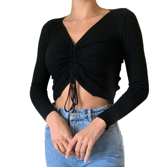 Black Liquorice Sweater - Veooy
