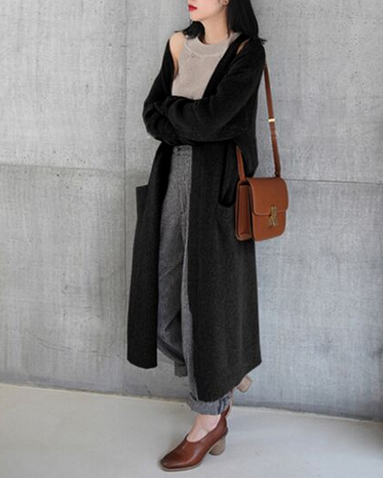 Casual Knit Cardigan - Veooy