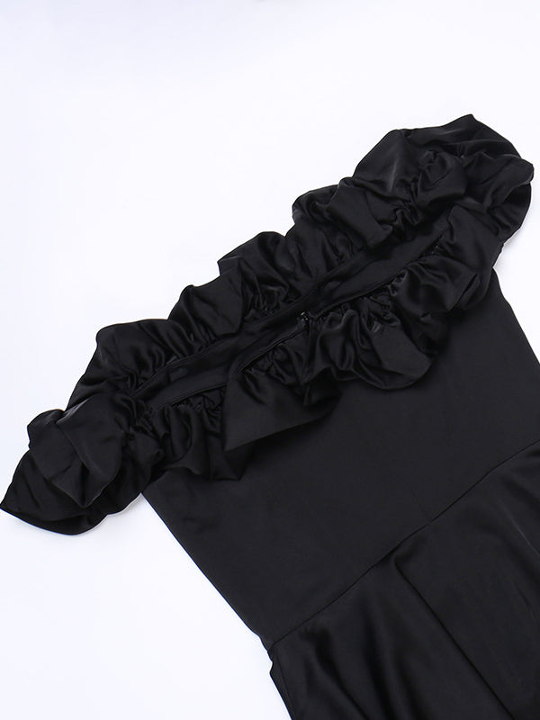 Not Be Trusted Ruffle Dress