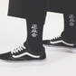 Men&#39;s Black Haraujku Socks