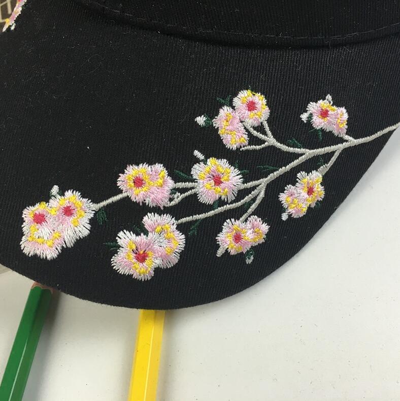 Embroidery Flower Hat - Veooy