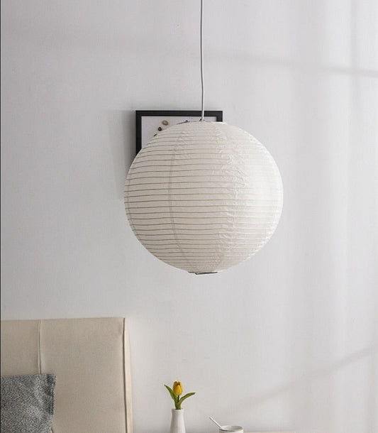 Wabi Sabi Rice Paper Pendant Lamp