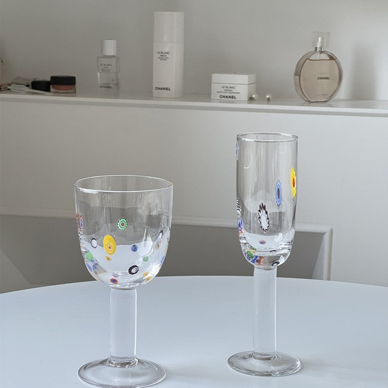 Speckled French Glass