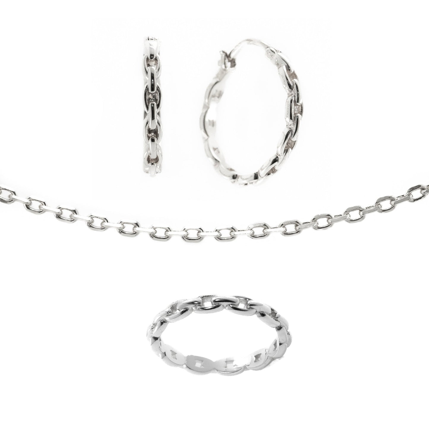 Chainz Set (silver) - Veooy