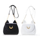 White/Black Sailor Moon Luna/Artemis Shoulder Bag