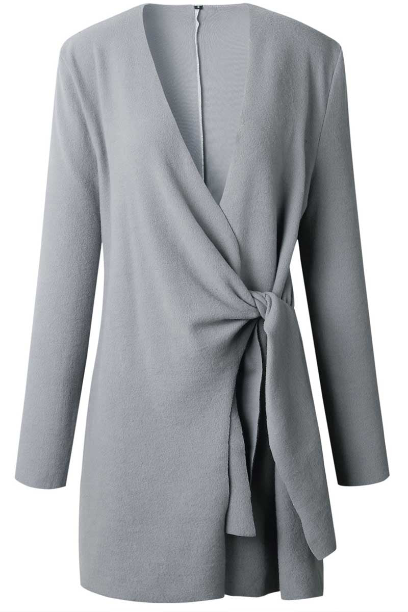 Loose solid Cardigan(4 Colors)