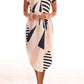 Florcoo Trendy Printed Asymmetrical Midi Dress(4 colors) - Veooy
