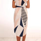 Florcoo Trendy Printed Asymmetrical Midi Dress(4 colors) - Veooy