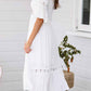 White Lace Midi Dresses
