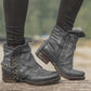 Women Motor Casual Chunky Heel Pu Zipper Spring/Fall Ankle Boots *
