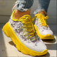 2020 New And Fashional Women's Mesh Rhinestone Platform With Wedges And Hollowed Out Sneakers * - Veooy