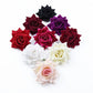 3pcs Simulation Fake Rose Head, Artificial Flower DIY Flower For Hat Dress Decoration Flower Shooting Props
