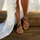 Women Summer Handmade Flip Flops Beach Wedding Sandals *
