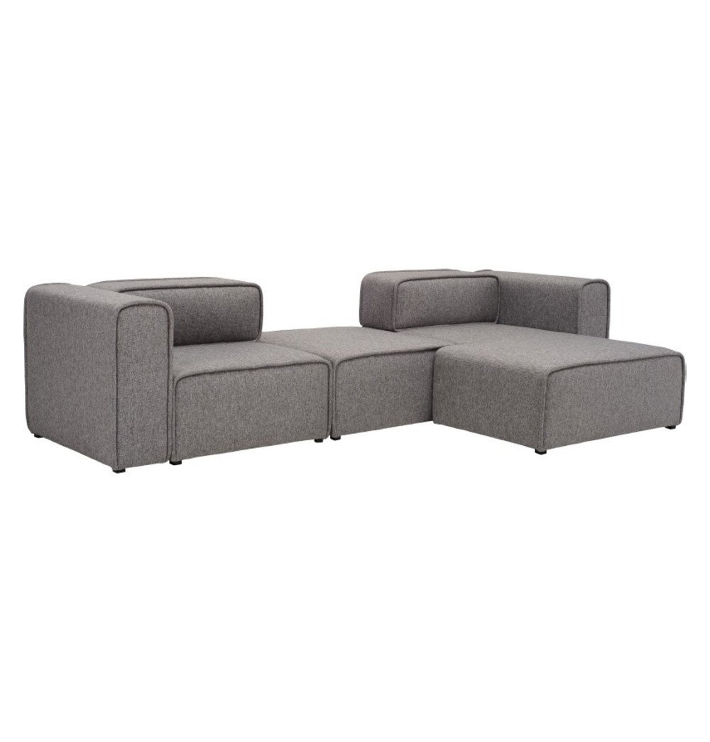 L-Shaped 3 Seater Left Sectional Modern Sofa