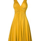 Women's Shift Dress Short Mini Dress Sleeveless Solid Colored Summer V Neck Plus Size Basic Hot High Waist Black Yellow Wine Fuchsia Royal Blue S M L XL XXL 3XL 4XL 5XL-0220815