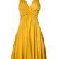 Women's Shift Dress Short Mini Dress - Sleeveless Solid Colored Summer V Neck Plus Size Basic Hot High Waist Black Yellow Wine Fuchsia Royal Blue S M L XL XXL 3XL 4XL 5XL