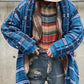 Men Cardigan Casual Winter Coat Male Sweater Check Knitted Tops Warm Cardigans
