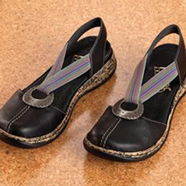 Women PU Leather Soft Sandals *