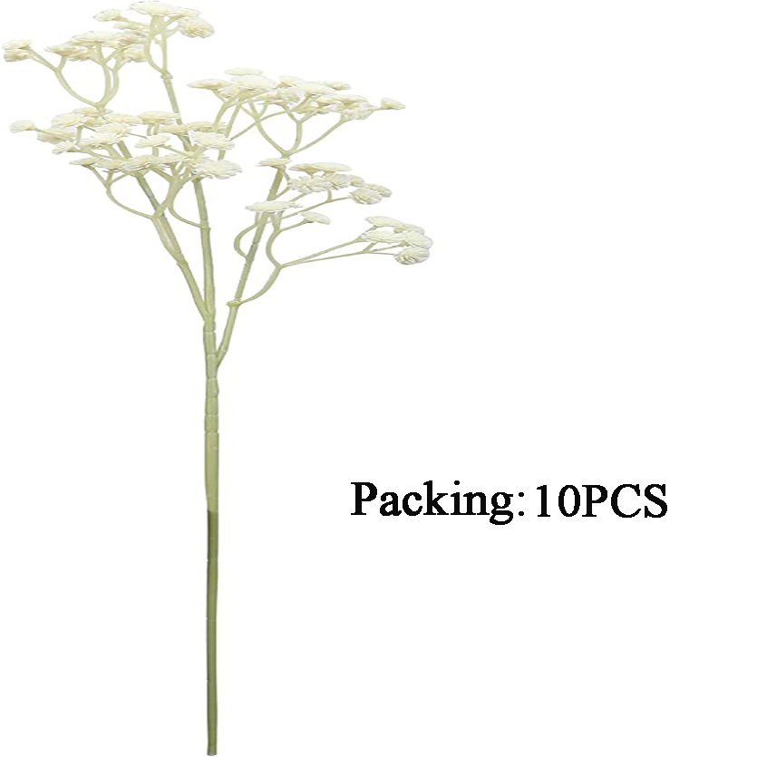1pc Plastic Gypsophila, 60CM/ 23.62inch Artificial Gypsophila Flower Artificial Flower Stem