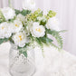 1pc Artificial Flowers 35CM/13.78inch Silk Cloth Peony Plastic Flower Wedding Decor