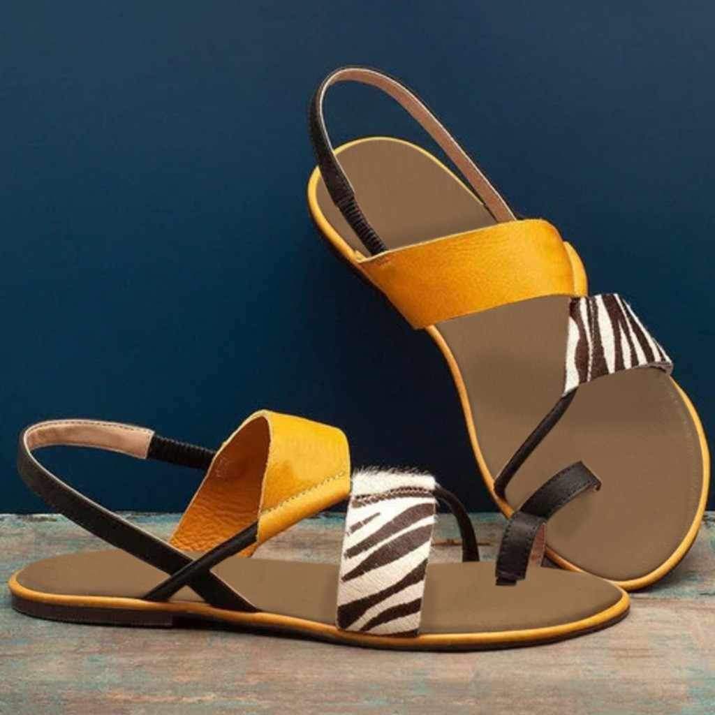 Women Summer Slip On Flat Beach Sandals *