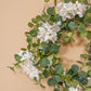 1pc/2pcs, Silk Cloth Hydrangea Gypsophila Wreath Garland Hanging Plant