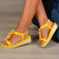 Women Casual Flower Comfy Summer Slip On Sandals .*