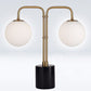 Ase - Marble Double Arm Desk Lamp - Veooy