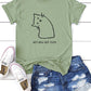 Women's T-shirt Cat Round Neck Tops 100% Cotton Basic Basic Top White Blue Yellow