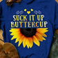 Sunflower Women's T Shirt Summer Letter Print Short Sleeve Loose Tops Blouse