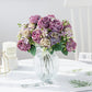 1pc Retro Silk Roses Bouquet For Home Decoration Accessories, Fake Floral, Artificial Flowers Stem, Wedding Decor
