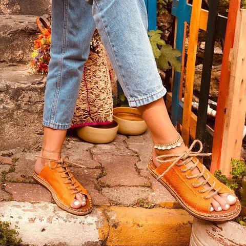 *Women Casual Summer Lace Up Slide Sandals - Veooy