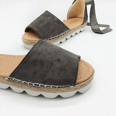 Platform Peep Toe Lace Up Summer Sandals *