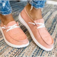 Women Classic Canvas Flat Low Top Slip on Loafers *