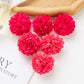 30pcs DIY Simulation Flower Head Small Hydrangea Fake Silk Cloth Wedding Arrangement Garland Handmade Materials Decorative Flowers