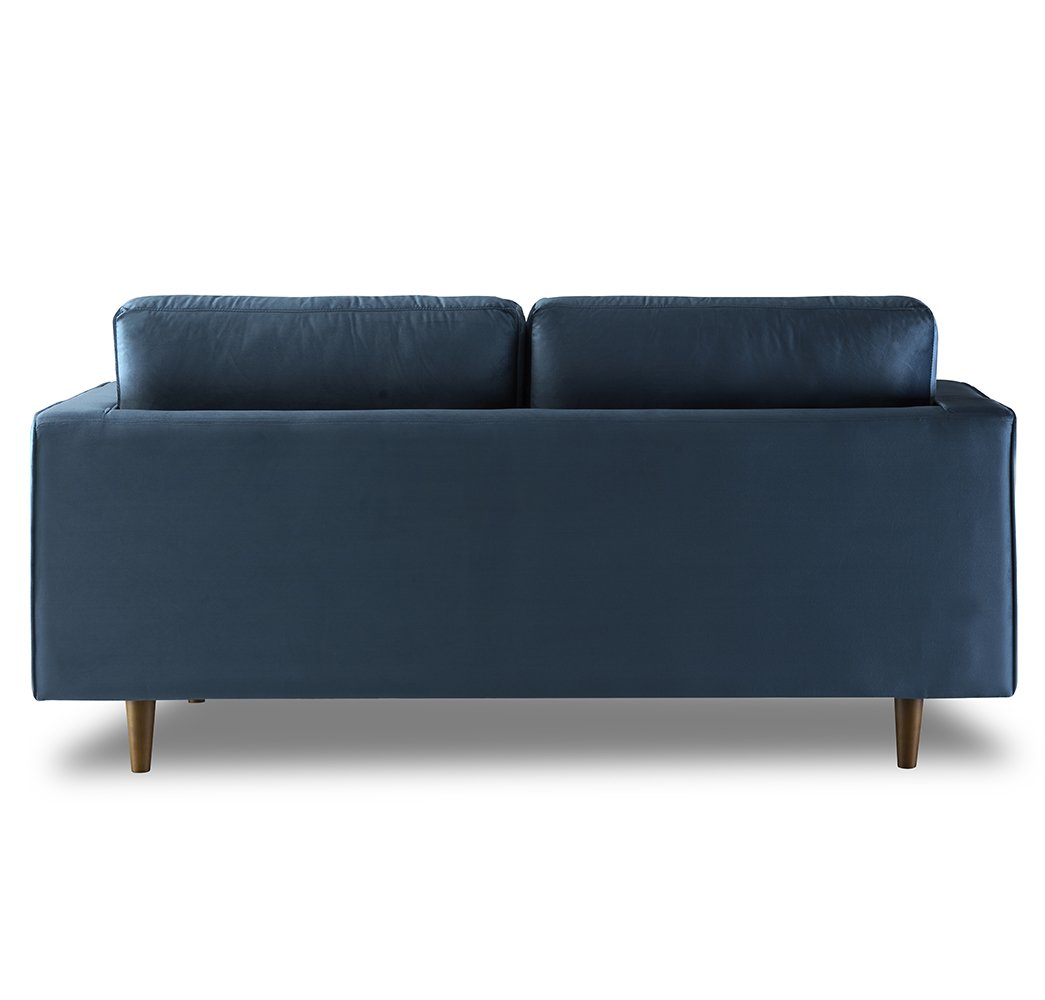 Bente - Tufted Light Blue Velvet Loveseat 2-Seater Sofa - Veooy