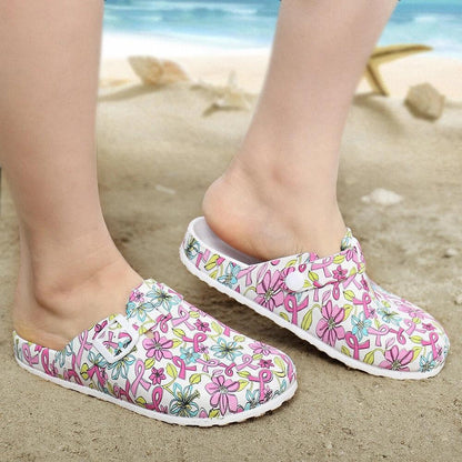 Lightweight Slip-on Buckle Strap Mules Waterproof Non-slip Working Nursing Sandals .*