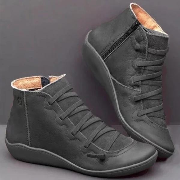 Flat Heel Boots * - Veooy