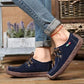 *Women's Shoes Suede Casual Flat Heel Lace-up Loafers - Veooy
